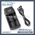 Portable 18650/26650 battery rechargeable xbeam led diving charger